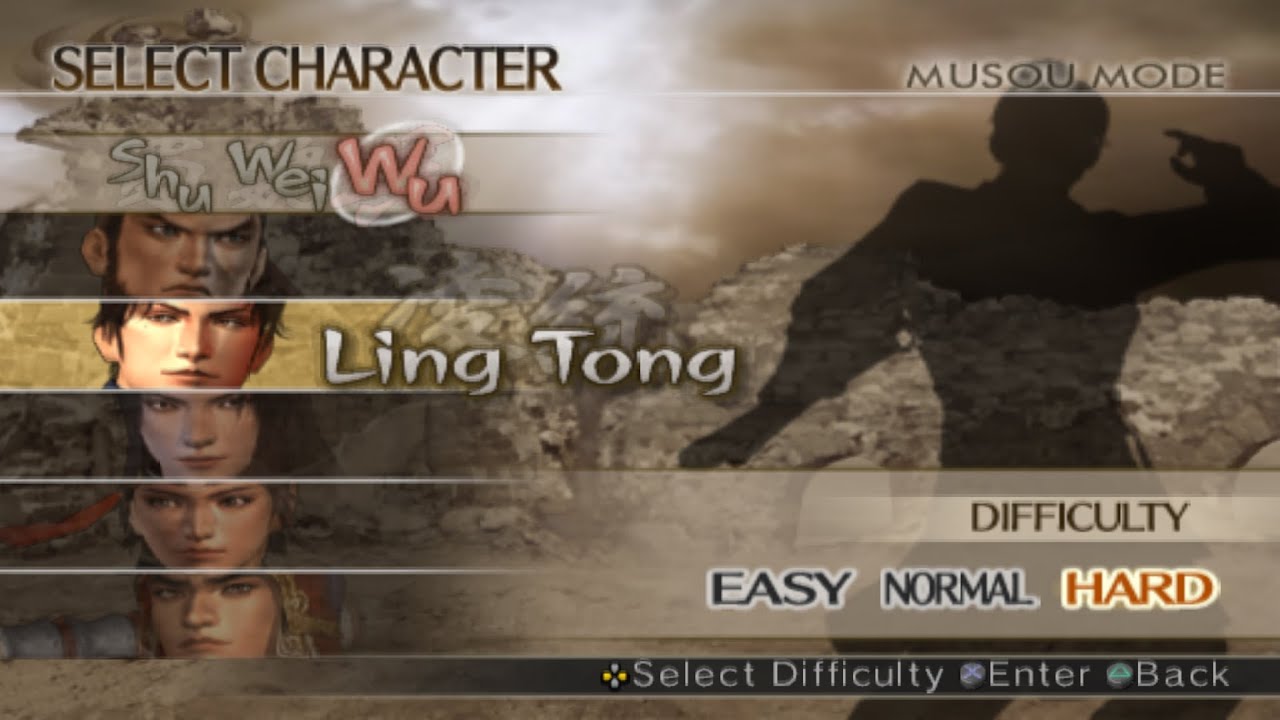 Dynasty Warriors 5 Ling Tong Musou Hard and 4th Weapon