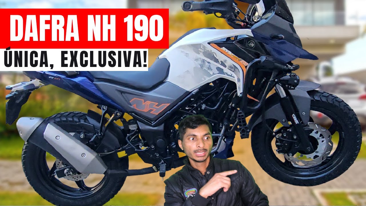 DAFRA NH 190 ÚNICA E EXCLUSIVA - MODIFICADA FICOU TOP DEMAIS