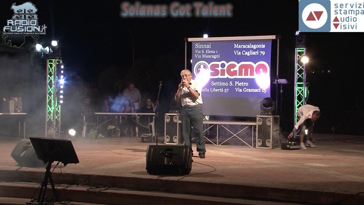 Antonio Mattana - Libertà - Albano Cover live al Solanas Got Talent