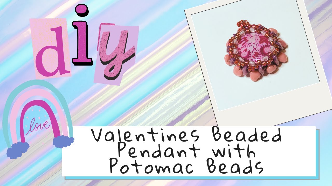 DIY Beaded Necklace: Cabochon Pendant Beadwork