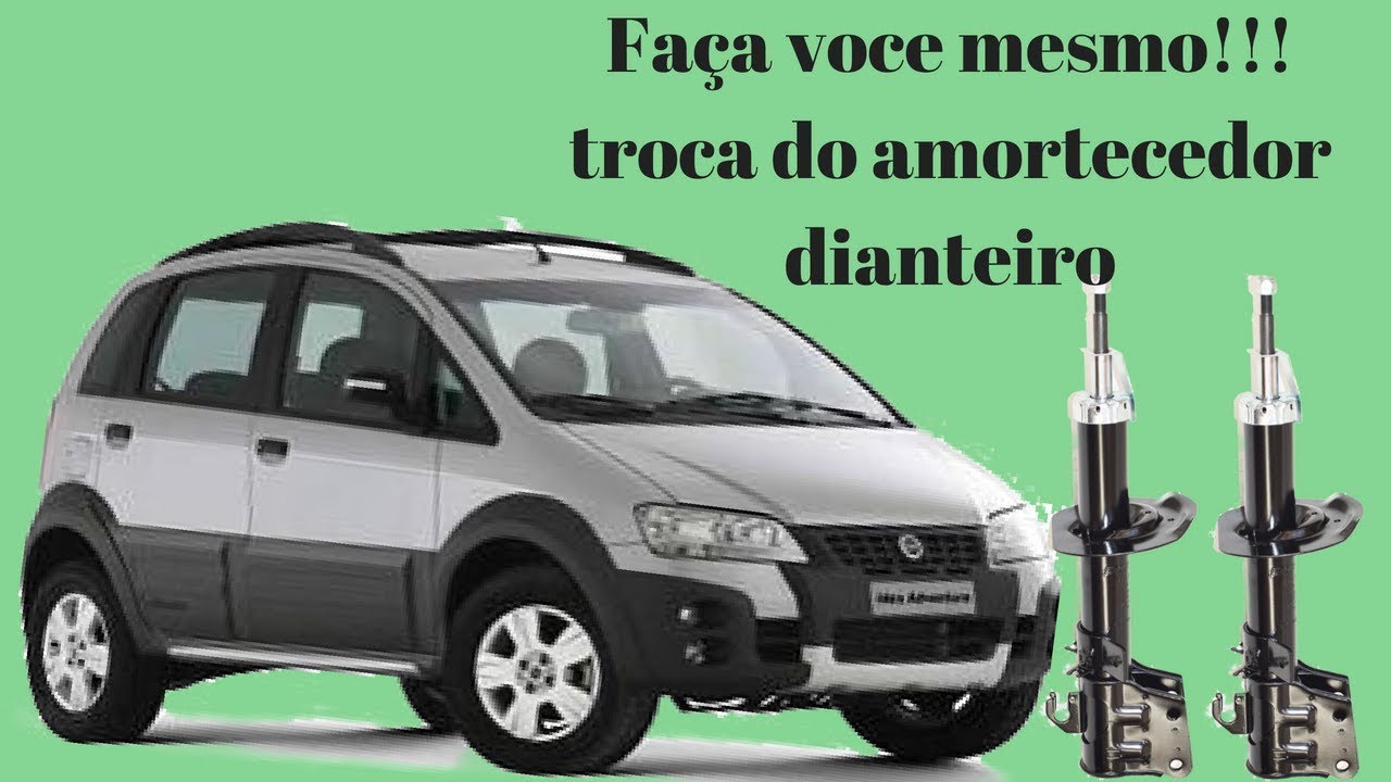 troca do amortecedor fiat idea adventure 1.8 em CASA!!!