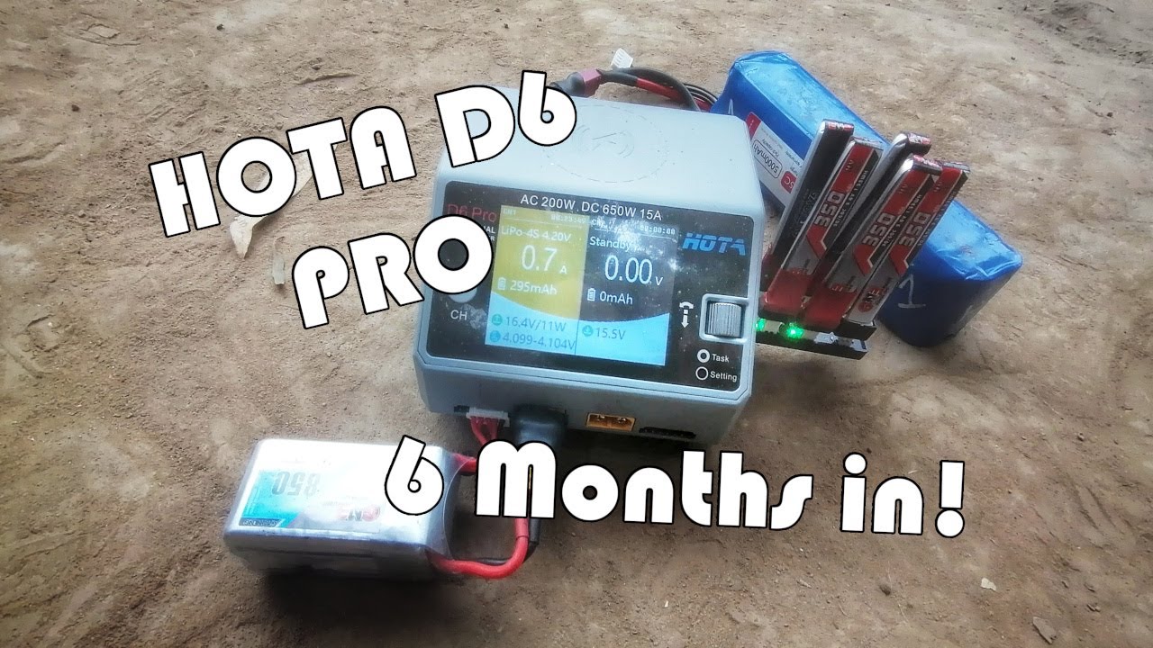 HOTA D6 Pro Dual Channel Charger. So good I forgot to review it. 2 YEAR UPDATE: AC DEAD.