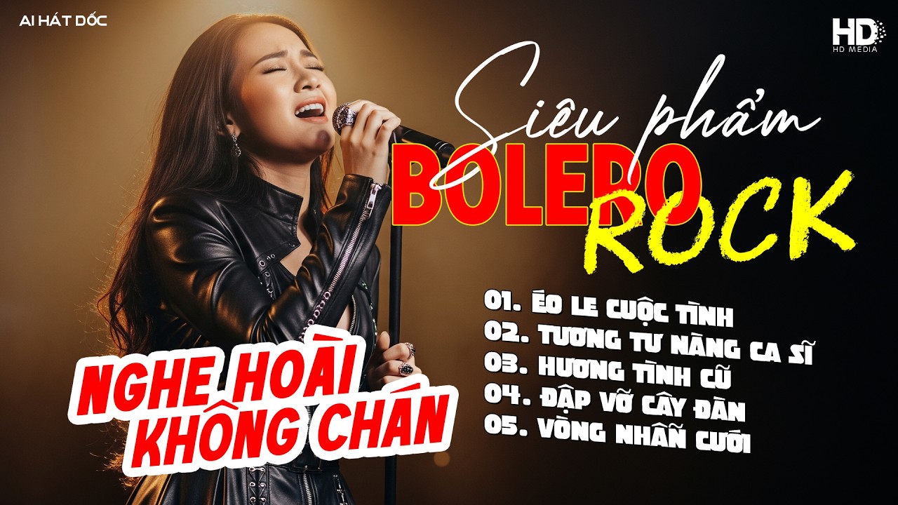 Top 20 Nhạc Bolero Rock AI Cover Hay Nhất - Éo Le Cuộc Tình Rock | LK Nhạc Bolero Metal Rock