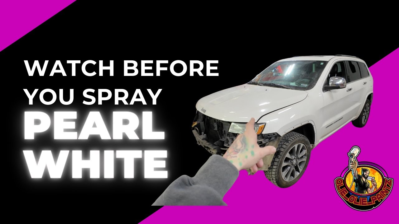 Watch this before you spray pearl white! (this doesn't have to be hard)