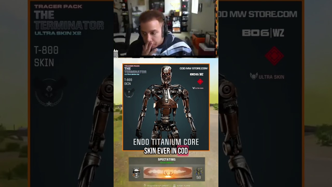 Is the Terminator Skin the Best Ever? #swagg #swaggclippers #swaggclips #faze #bundles #warzone #cod