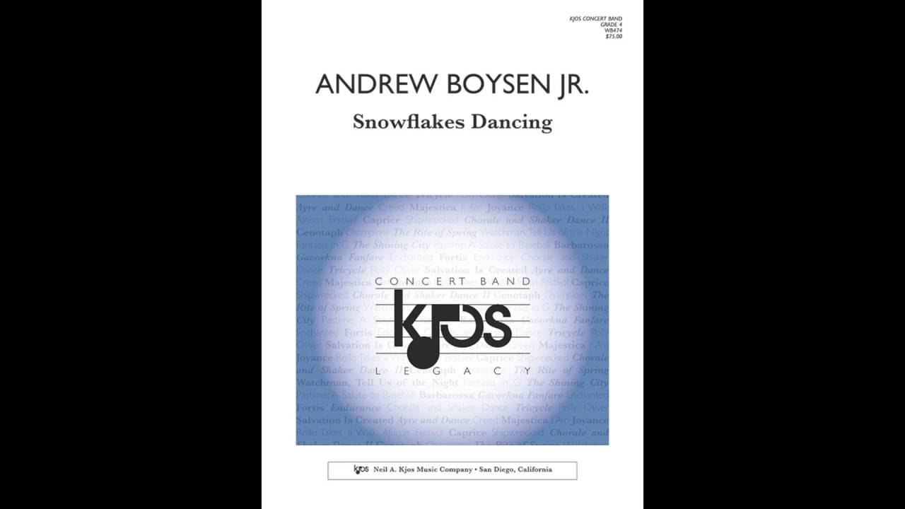 SNOWFLAKES DANCING by Andrew Boysen Jr. (WB474)