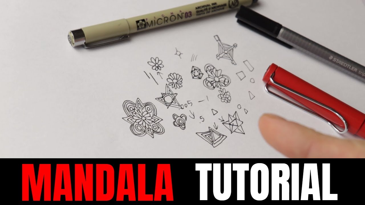 Drawing Tutorial | How To Draw Mandala
