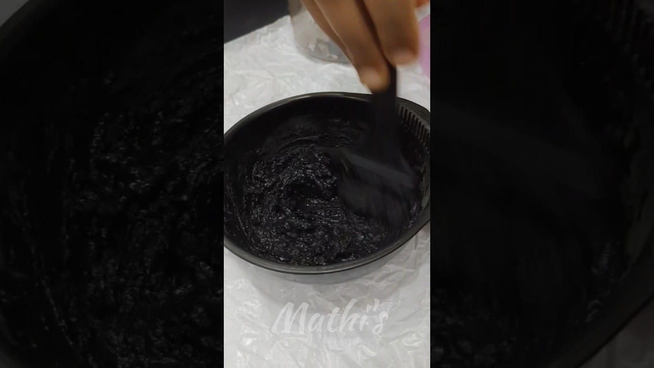 natural black henna hair dye-best hair dye shade #colachel #parlour #kanyakumari #natural #hairstyle