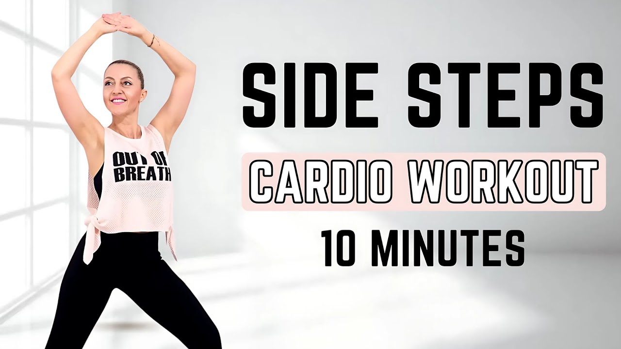 🔥10 Min SIDE STEPS CARDIO WORKOUT🔥BOOST YOUR METABOLISM🔥ALL STANDING🔥KNEE FRIENDLY🔥