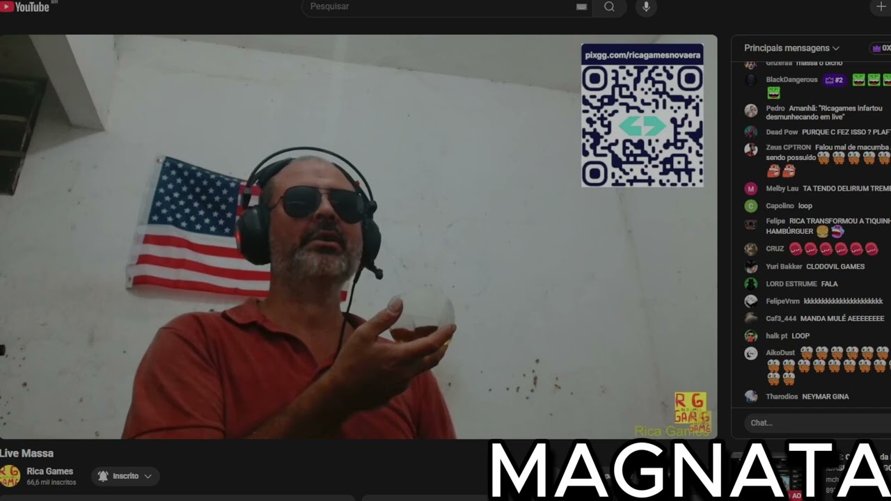 RICA GAMES FICA POSSUÍDO EM LIVE ('SE NEM IMAGINA')