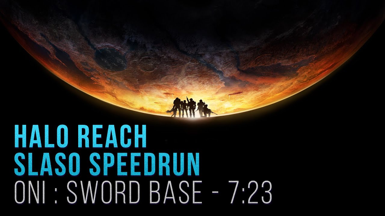 WORLD RECORD // Halo: Reach - SLASO (Deathless) Speedrun - ONI: Sword Base - 7:23