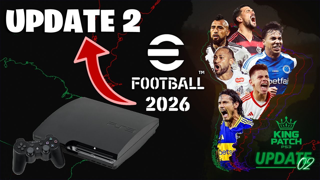 NUEVA ACTUALIZACION PARA eFootball 2026 KING PATCH PS3 🎮❤️