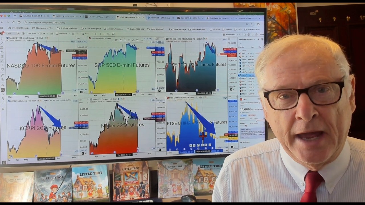 Stocks Wobbling Bonds Falling. Bond Yields Hit Multi-Year Highs. Gold Waits For Monetary Reset News