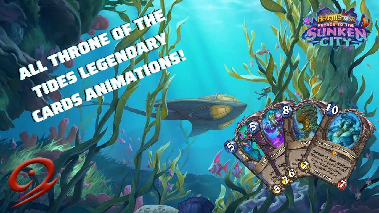 All Throne of the Tides Legendary Cards Animations!