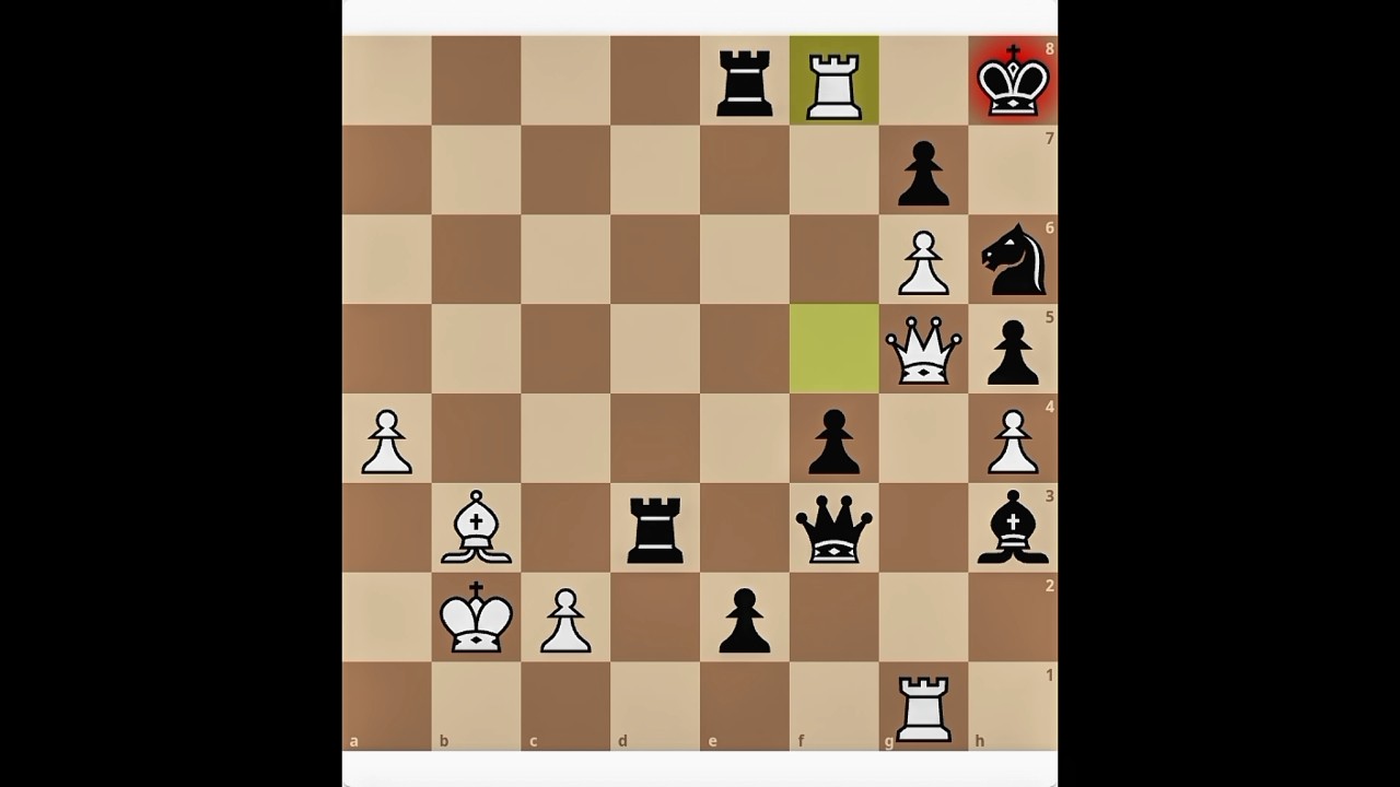 Endgame,, rook+queen sacrifice #chess #chesscafe #shorts