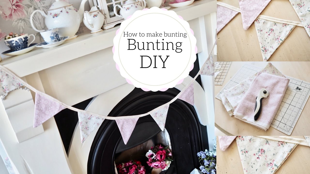 How to make bunting | Dainty Diaries