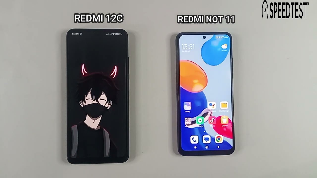 Redmi 12c Vs Redmi not 11 speed test & comparison 2023