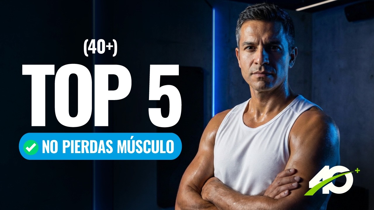Los ÚNICOS 5 Ejercicios que Necesitas Después de los 40 (No Pierdas Músculo Nunca Más)