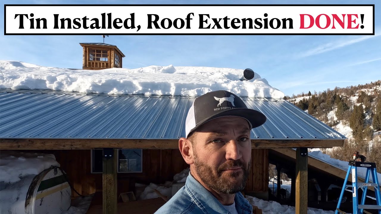 #554 - The Shop Roof Extension Is DONE!!!
