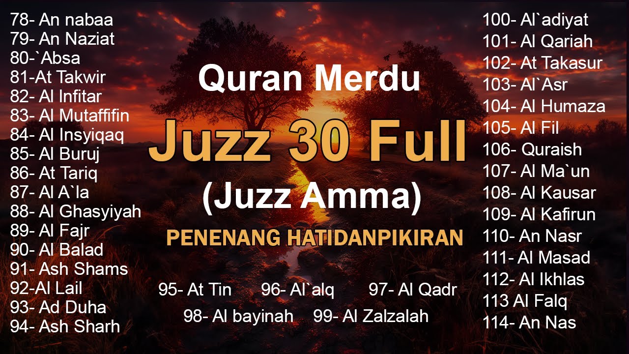 Murotal Al Quran Juz 30 (Juz Amma) Merdu By Alaa Aqel