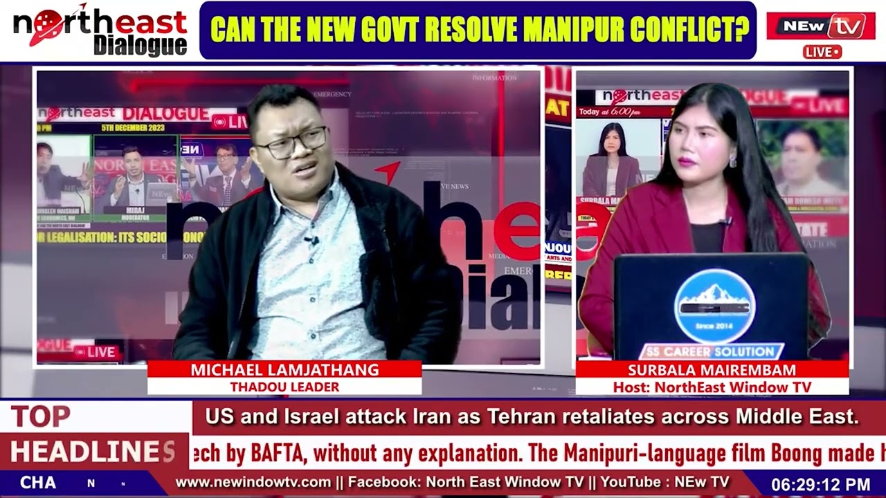 MICHAEL LAMJATHANG THADOU LEADER : CAN THE NEW GOVT RESOLVE MANIPUR CONFLICT ? || ON DIALOGUE
