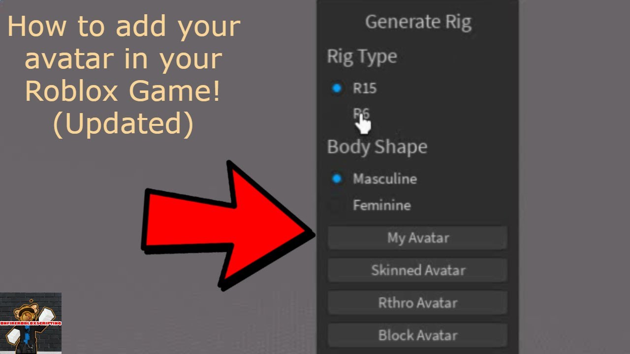 How to Add Your Avatar into Your Roblox Game! (Updated)