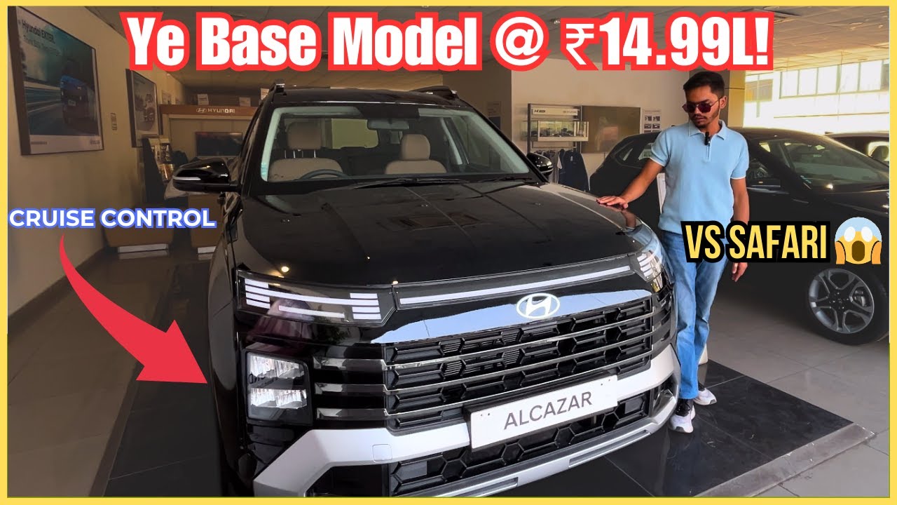 Ye Base Model Hai?😱 Hyundai Alcazar Executive 2025 @ ₹14.99L