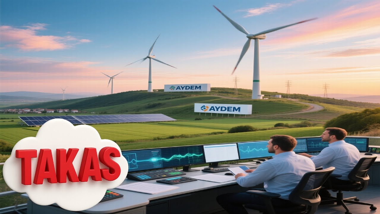 AYDEM - Aydem Enerji hissesinin 2025 Sonu takas animasyonu