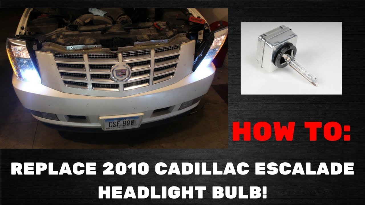 КАК ЗАМЕНИТЬ ЛАМПОЧКУ В ФАРЕ CADILLAC ESCALADE!