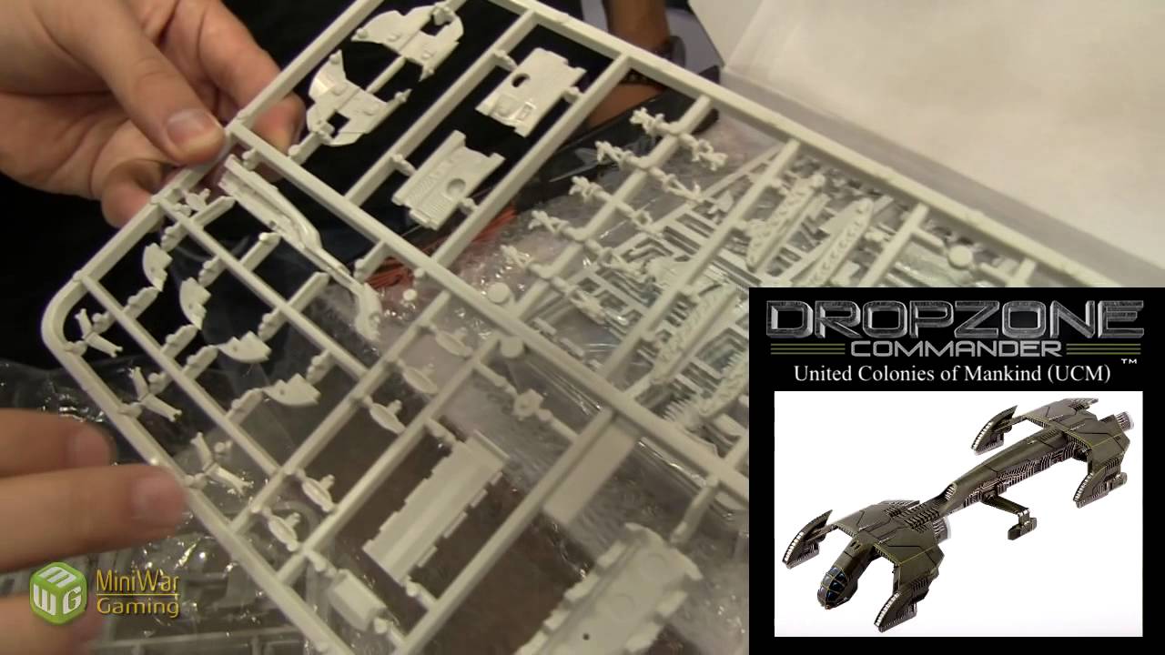 Gen Con 2013:  New DropZone Commander Plastic Starter Set Unboxing at Gen Con