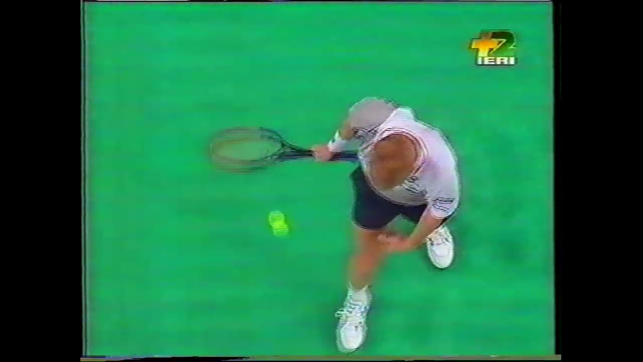 Compaq Grand Slam Cup 1995 1R Becker vs Pioline (not full)