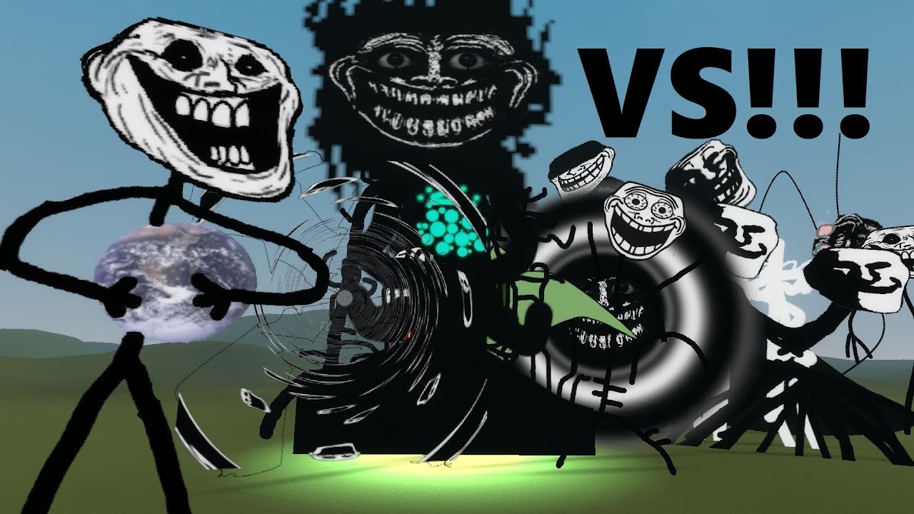 The God Of Earth Vs Trollge - GarrysMod Sandbox (Trollge Mod Pack and Super Trollge Pack)