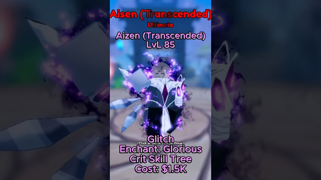 Showcasing the NEW 0.03% Aizen unit in Anime Last Stand #roblox #animelaststand #showcase