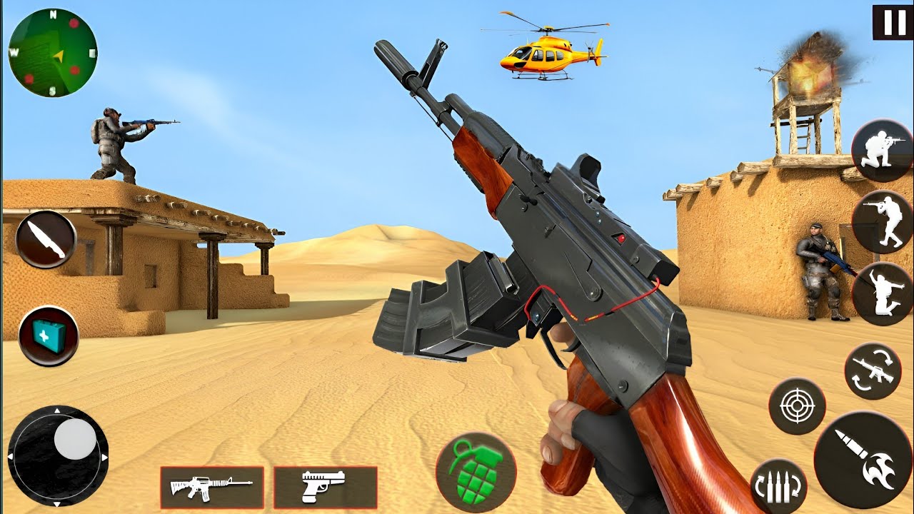 FPS Gun Strike Shooting Games - Zombie Wala Game - Android Gameplay