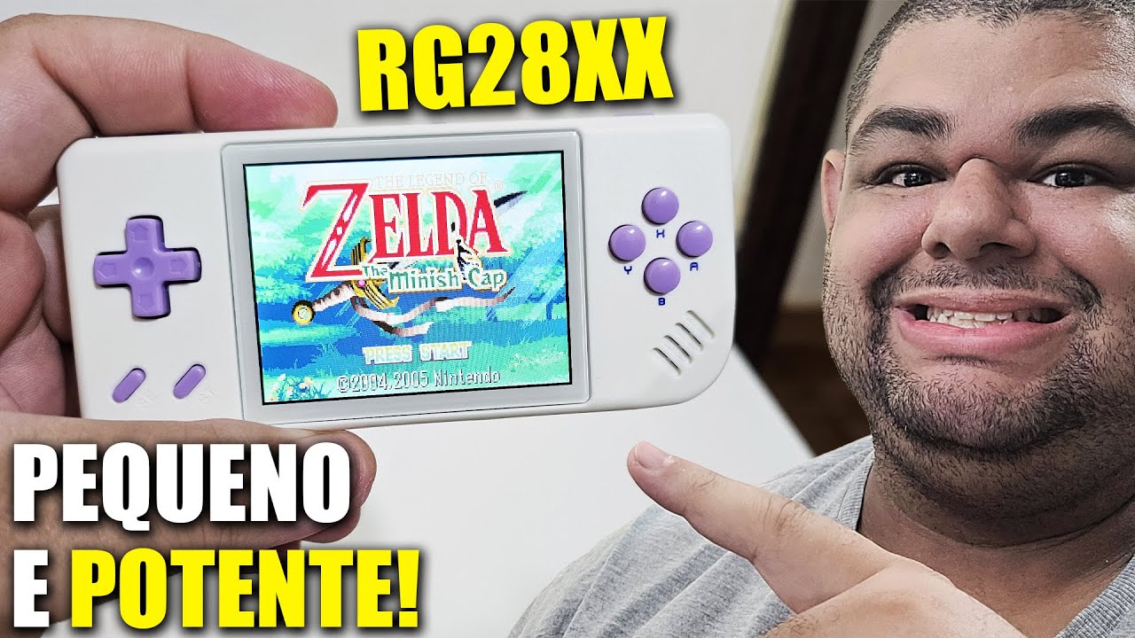 RG28XX é PEQUENO, POTENTE e BARATO! Roda até PSP e DREAMCAST! Análise ANBERNIC RG28XX