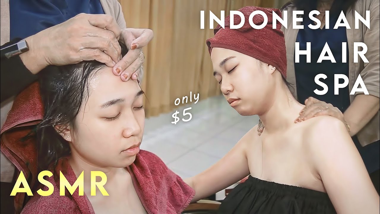 ASMR Creambath | Indulge Yourself with Indonesian Hair Spa Treatment
