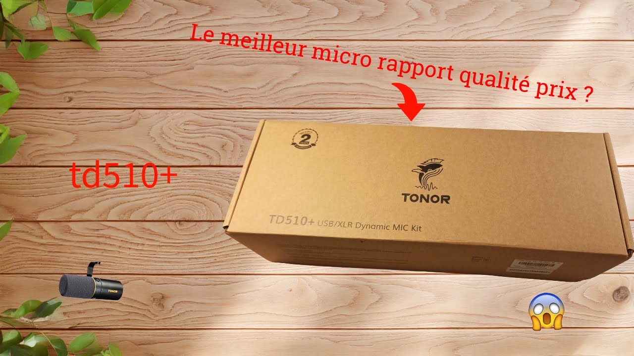 Le meilleur micro rapport qualité prix (td510+ de chez tonor)