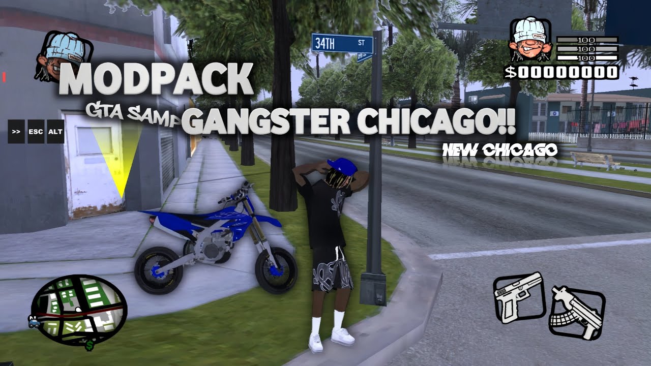 SHARE!! MODPACK GANGSTER NEW CHICAGO || GTA SA-MP ANDROID!! 