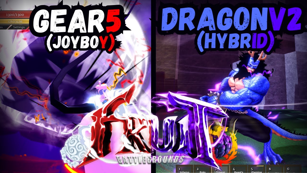 GEAR5 NIKA и HYBRID DRAGON KAIDO DUOS в рейтинговых боях 2 на 2 (Fruit Battlegrounds) (roblox)