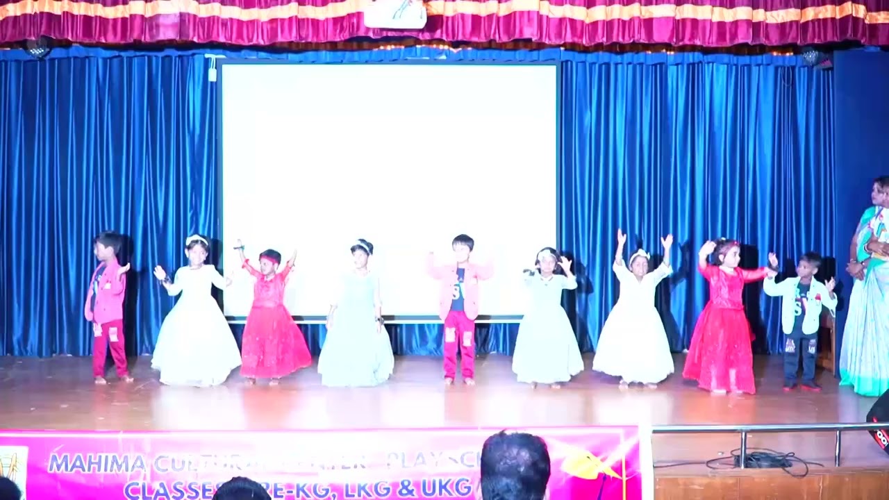 LKG & UKG kids dance and choir at our school annual day celebration lkg dance