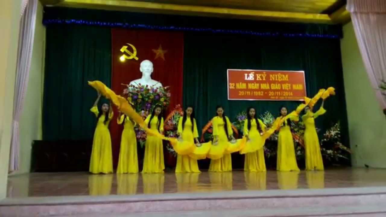Múa: Người thầy năm xưa - Giải nhất thi văn nghệ chào mừng 20-11 -9A THCS Ninh Sở