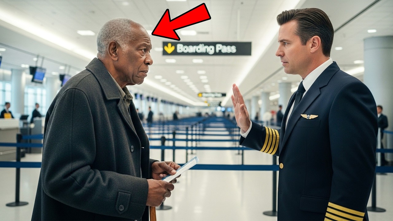 Airline Refused Elderly Black Veteran Boarding — Captain Froze When He Saw the Name