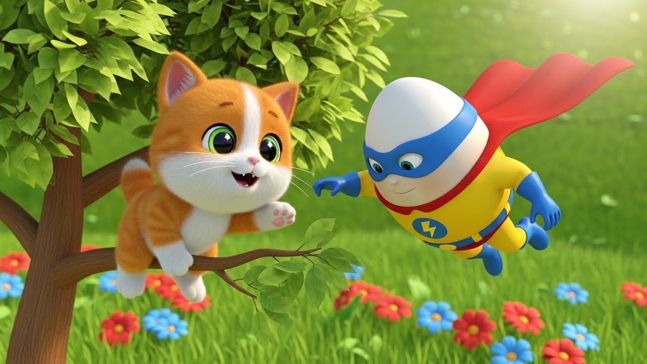 Humpty Dumpty Superhero Comeback Adventure | kids nursery rhymes | Baby Song, Fun Hero Story