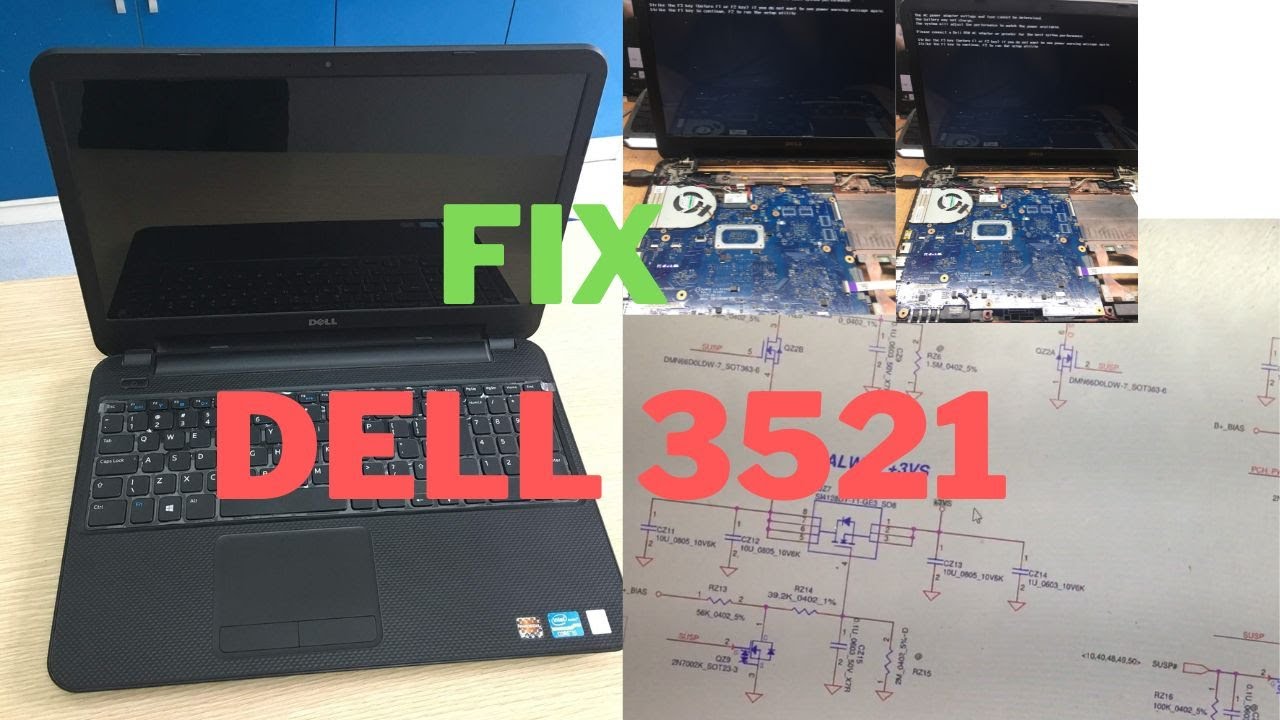 Sửa Laptop Dell 3521 Pan đặc Trưng Hay Lỗi || Laptop Nam Dinh #