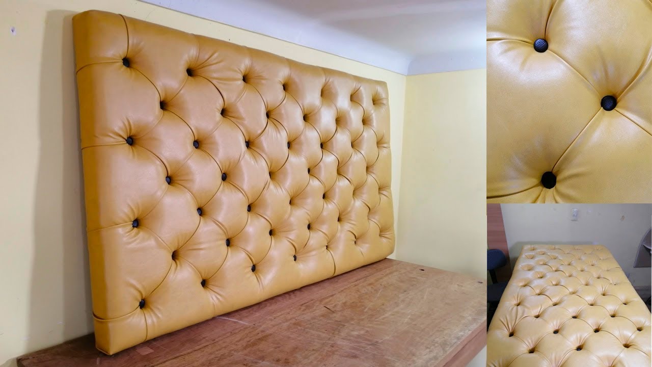 Cómo HACER Un Cabecero CAPITONÉ Muy fácil Paso A Paso (TAPICERIA) 