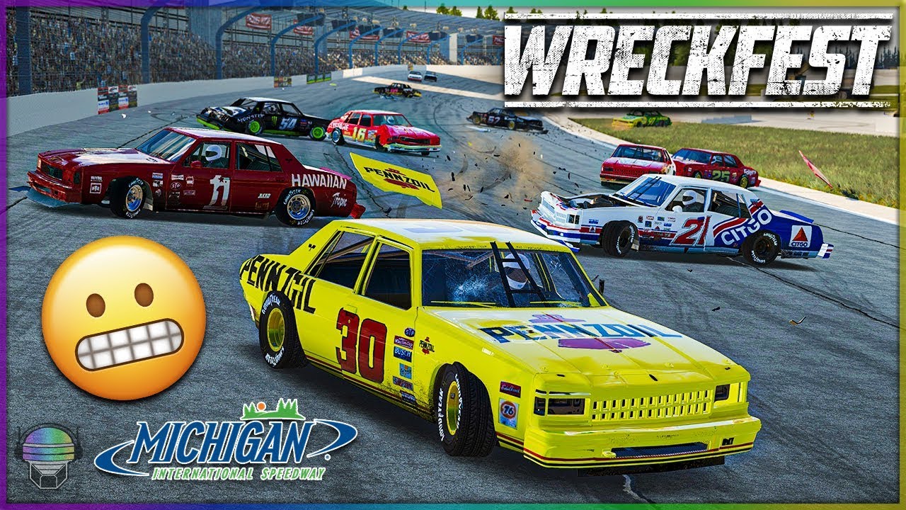 MICHIGAN MADHOUSE! | Wreckfest | NASCAR Legends