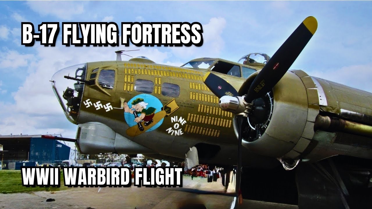 Flying on a World War II B-17 Flying Fortress [HD]  | Nine-O-Nine | Flight over Dallas | Love Field