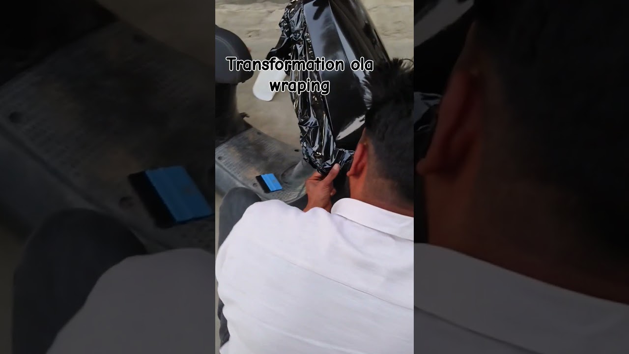 transformation ola S1 x plus wrapping ///ola// #ola #viral #wrap
