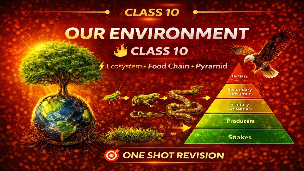 CBSE Class 10 || Biology || Our Environment || Animation || in English