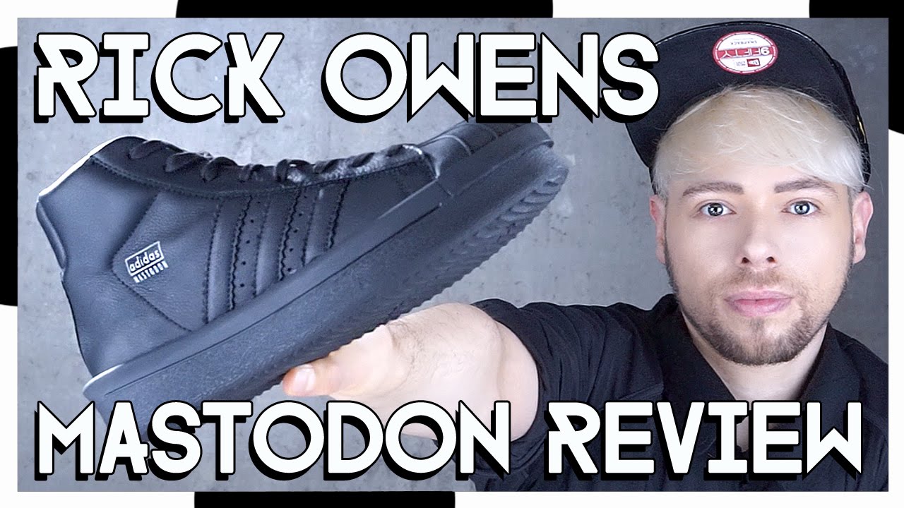 Rick Owens MASTODON sneaker REVIEW